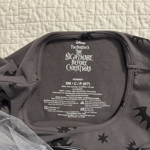 Disney Nightmare Before Christmas Jack Skellington Girls Cosplay Dress - Picture 2 of 3